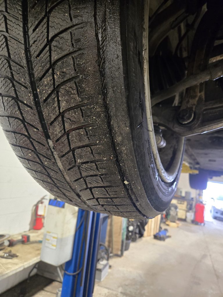 Control arms and tires replacement