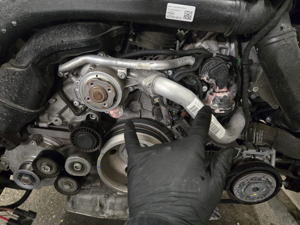 Audi leaking coolant